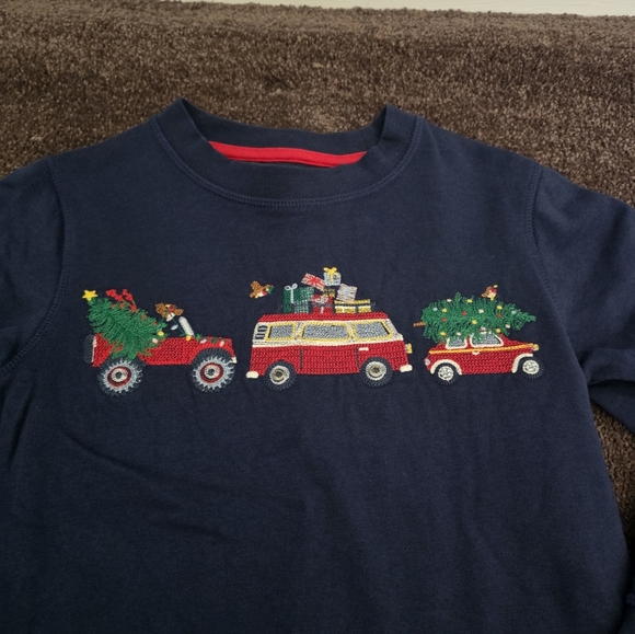 Kids Christmas Embroidered Sweater - Picture 2 of 4